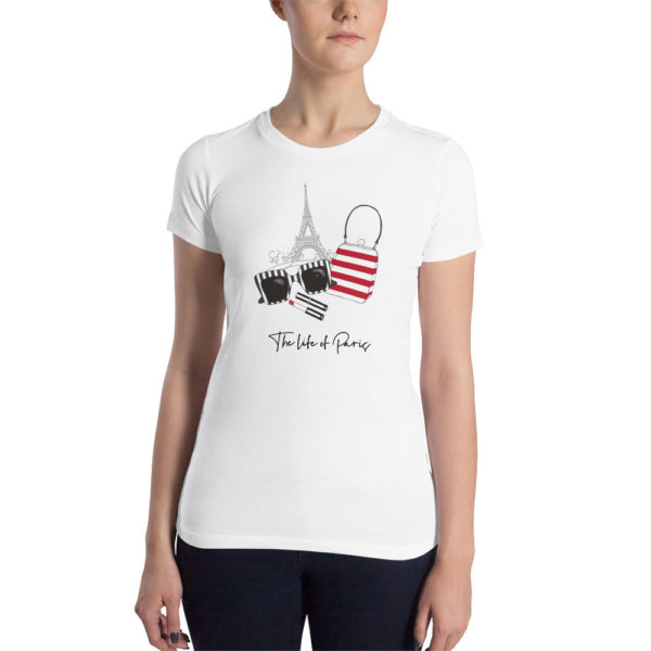 T-shirt femme la parisienne vêtements personnalisés hetb.shop