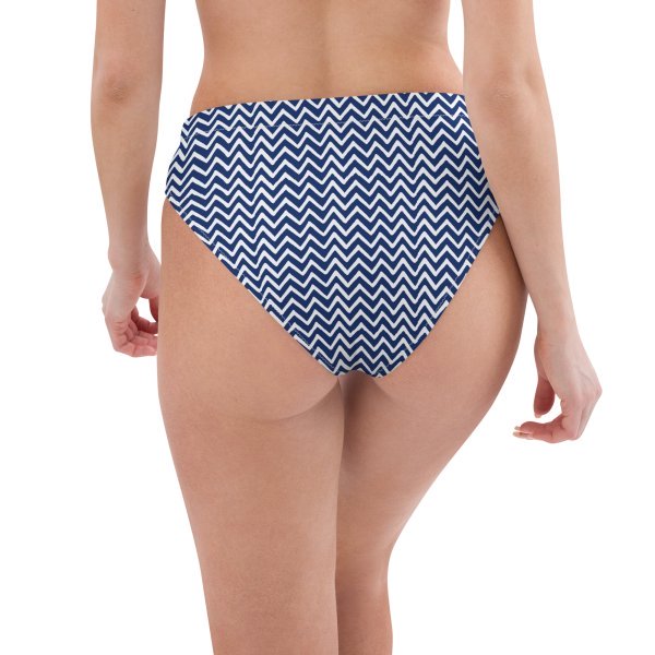 Bas de maillot de bain ZigZag Bleu – Image 4