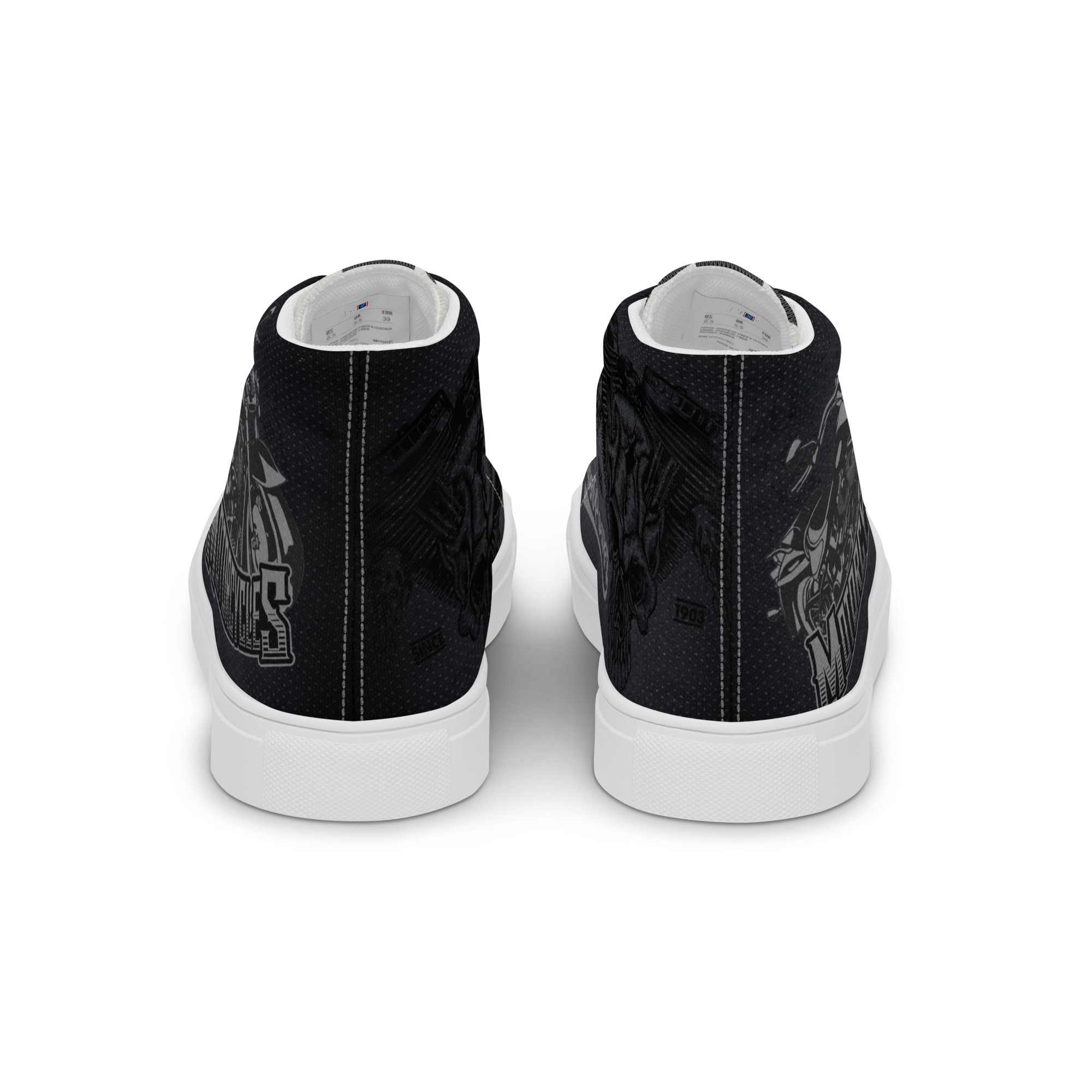 Baskets hautes en toile homme- BIKER – Image 12