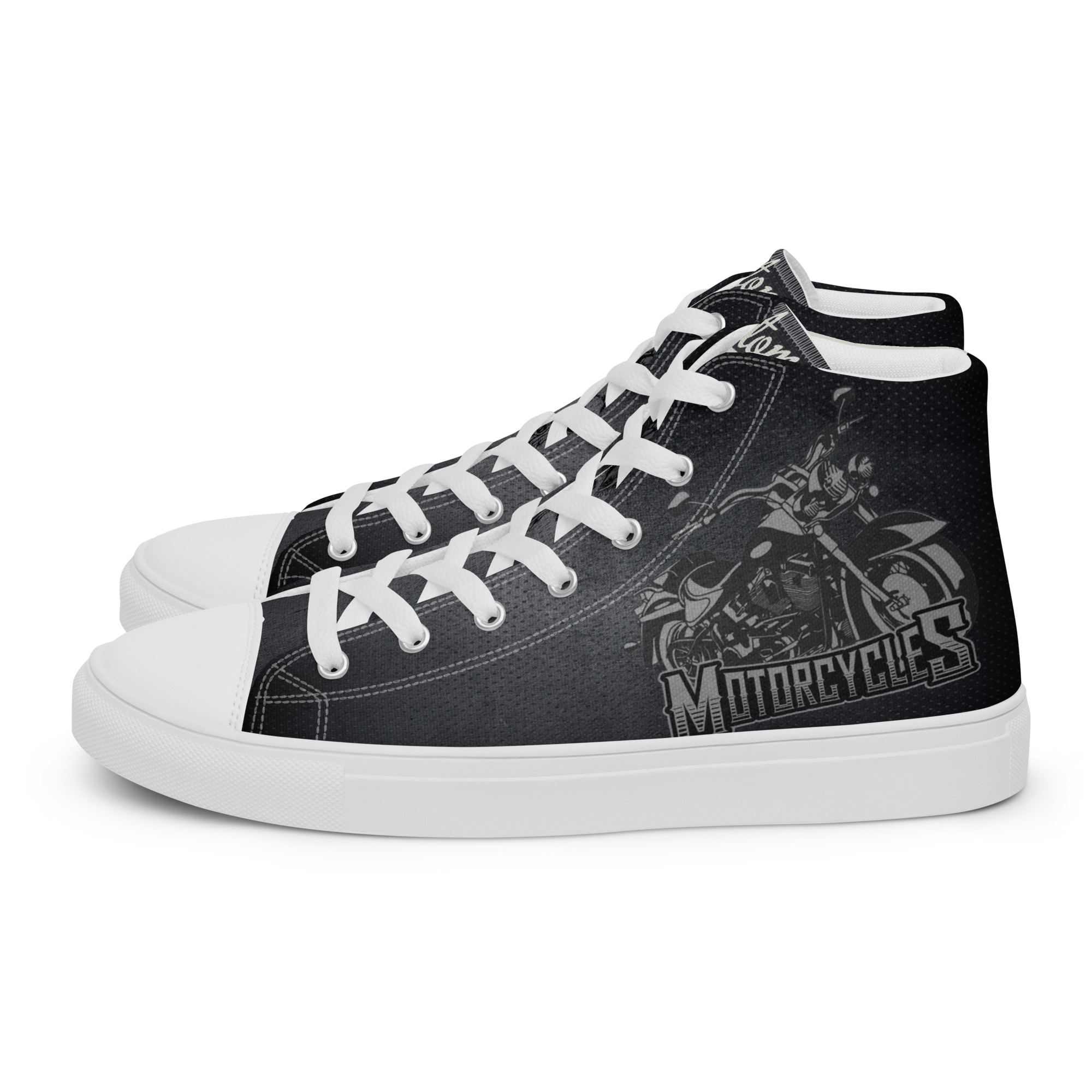 Baskets hautes en toile homme- BIKER – Image 5