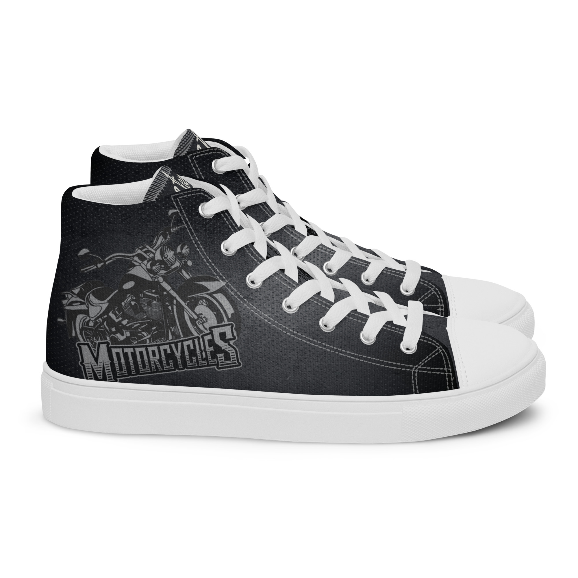 Baskets hautes en toile homme- BIKER – Image 7