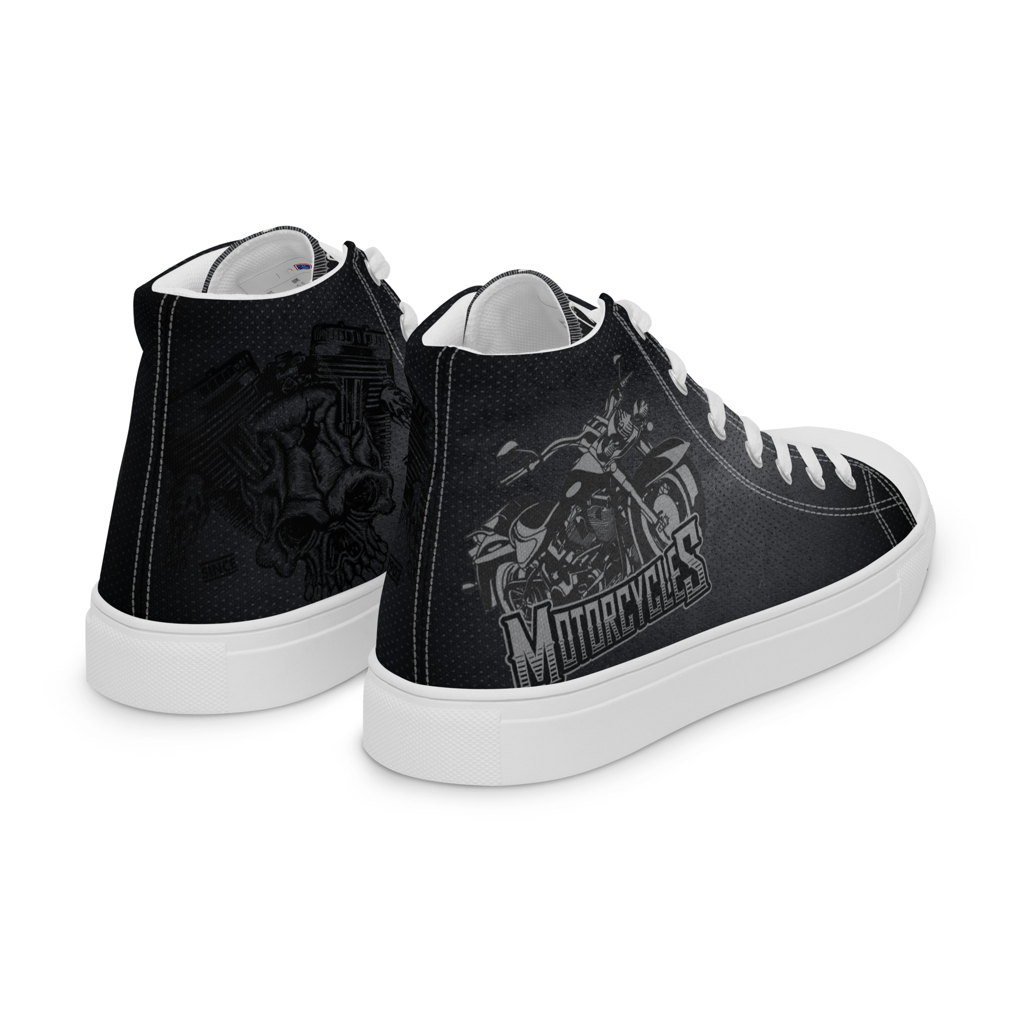 Baskets hautes en toile homme- BIKER – Image 8