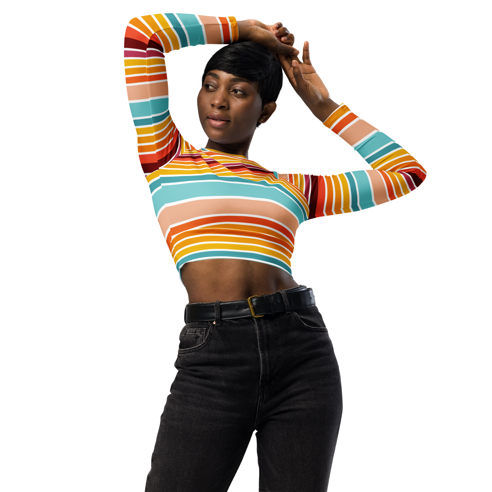 Haut coupé Femme manche Longue Colors.png