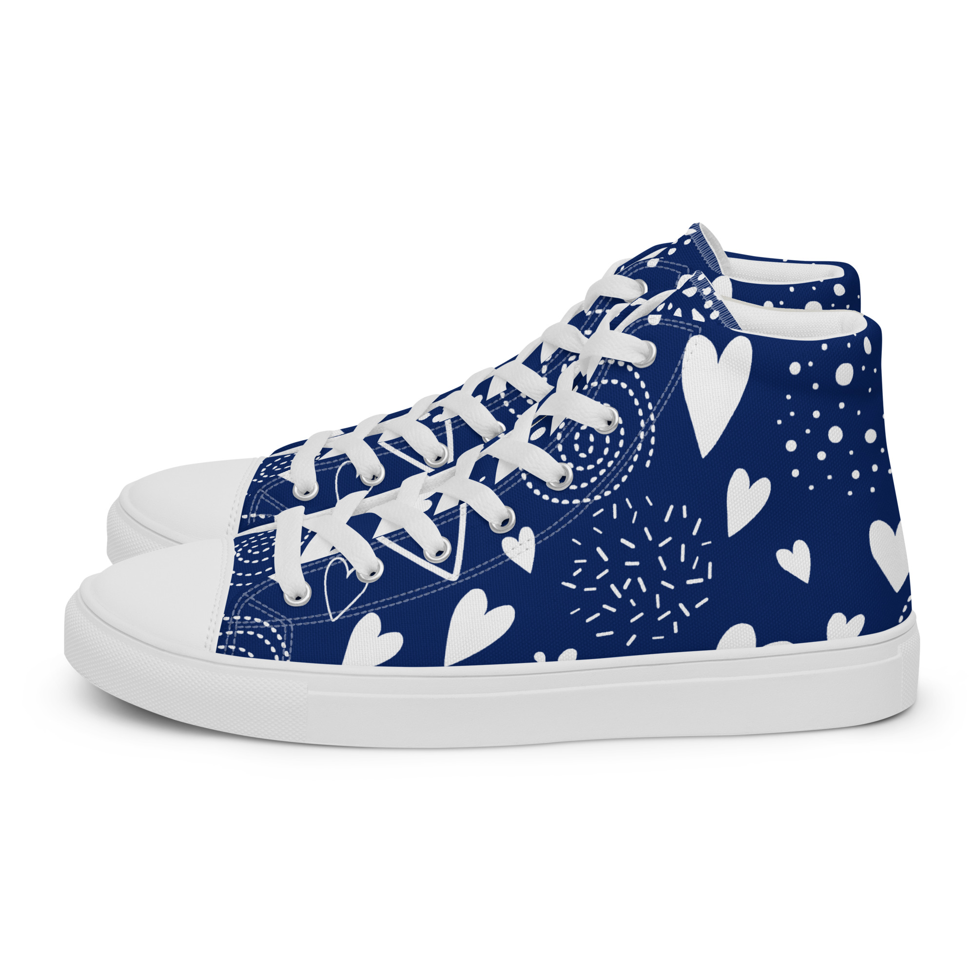 Baskets hautes en toile femme – Image 5