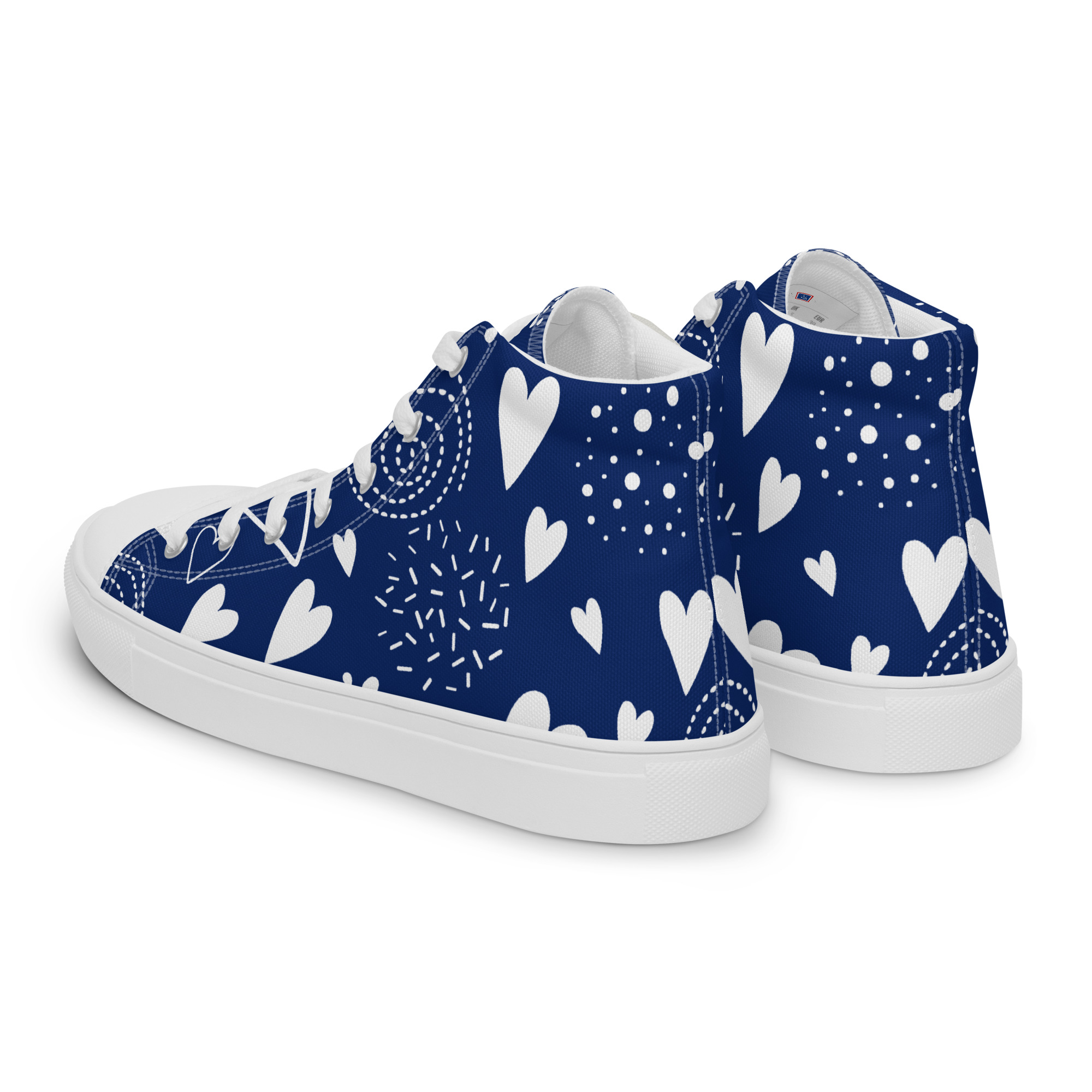 Baskets hautes en toile femme – Image 6