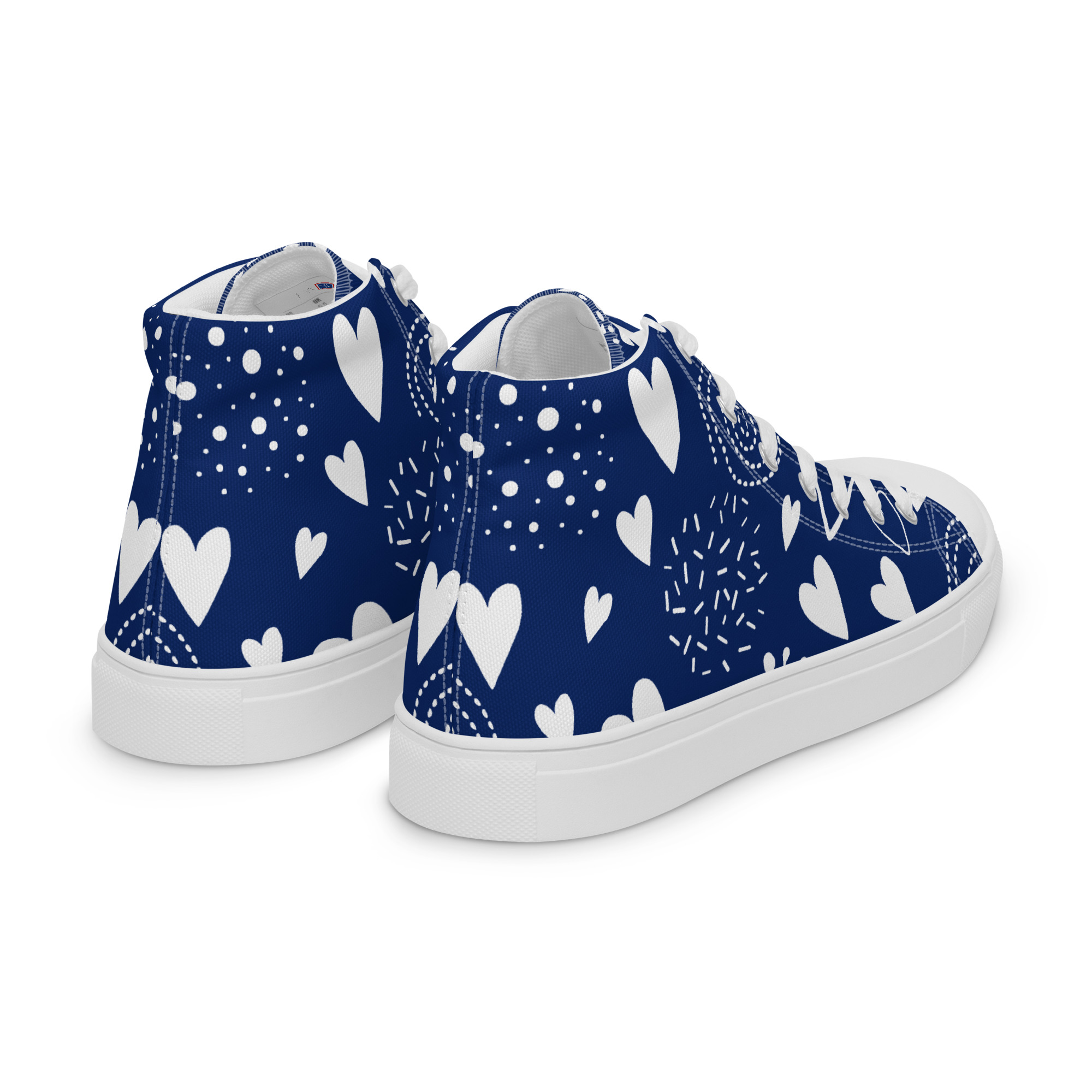 Baskets hautes en toile femme – Image 8