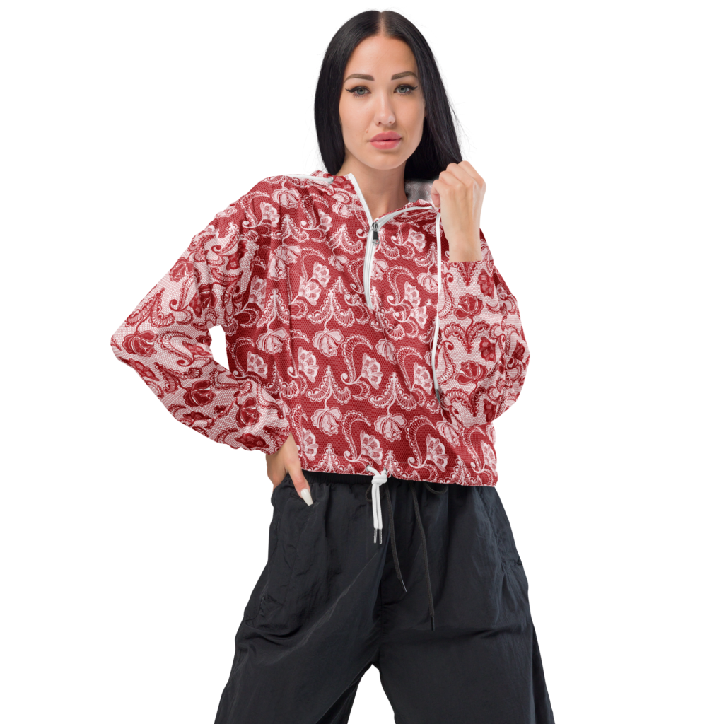 Coupe vent femme, motif fleurie Coupe vent femme, motif fleurie en exclusivité sur H&B.shop